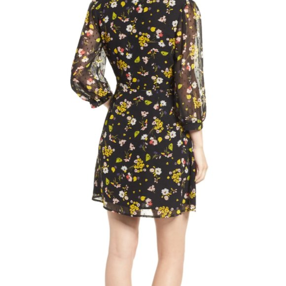 All in Favor- Faux Wrap Dress - Picture 2 of 3